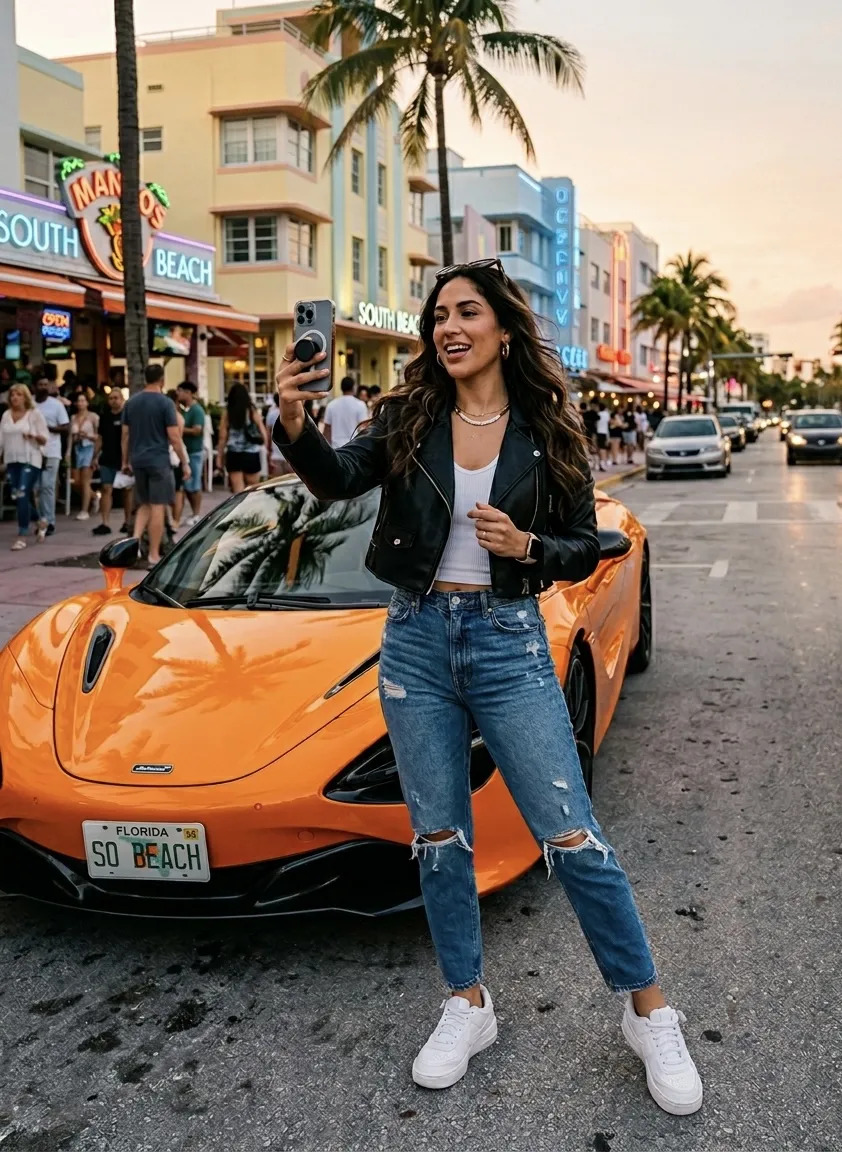 Exotic car experience in Miami Beach