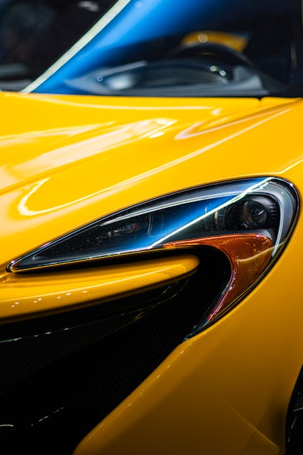 McLaren at Sunset — Golden Hour on Ocean Drive
