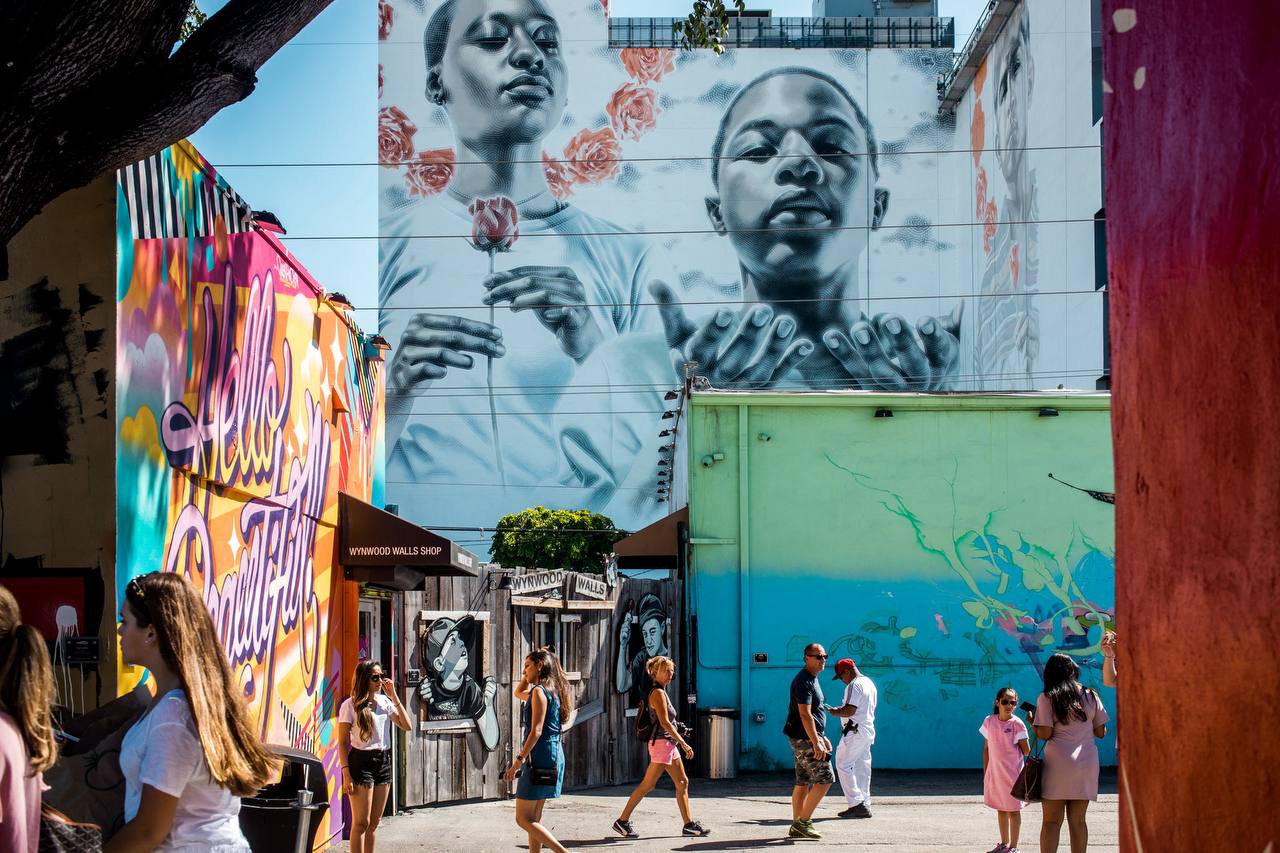 Wynwood art scene and street culture