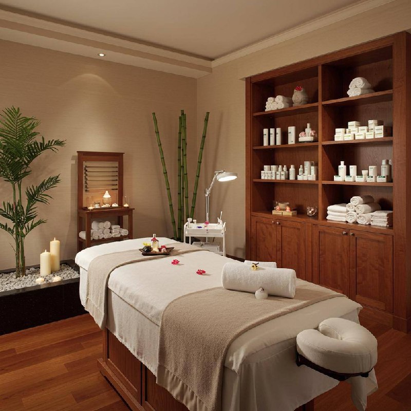 Luxury spa treatment room